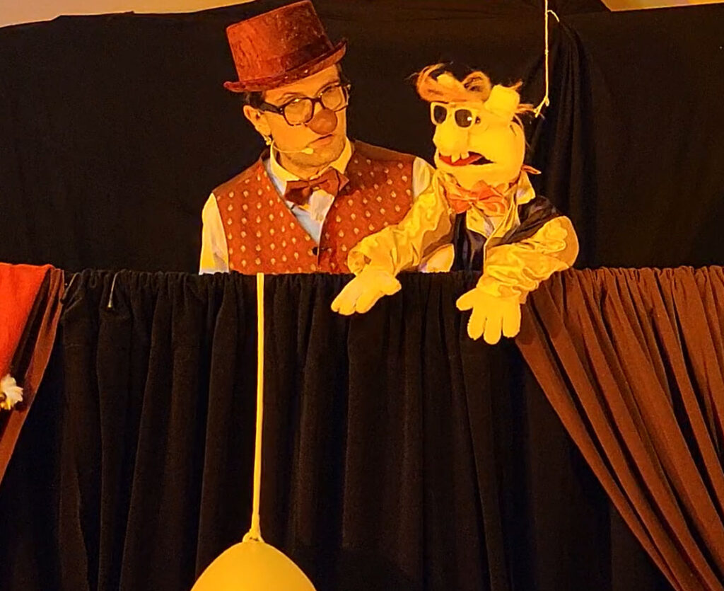 Spectacle de clown et marionnette